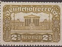 Austria - 1919 - Arquitectura - 2 1/2 Kronen - Multicolor - Austria, Architecture - Scott 220 - Building of Parliament - 0